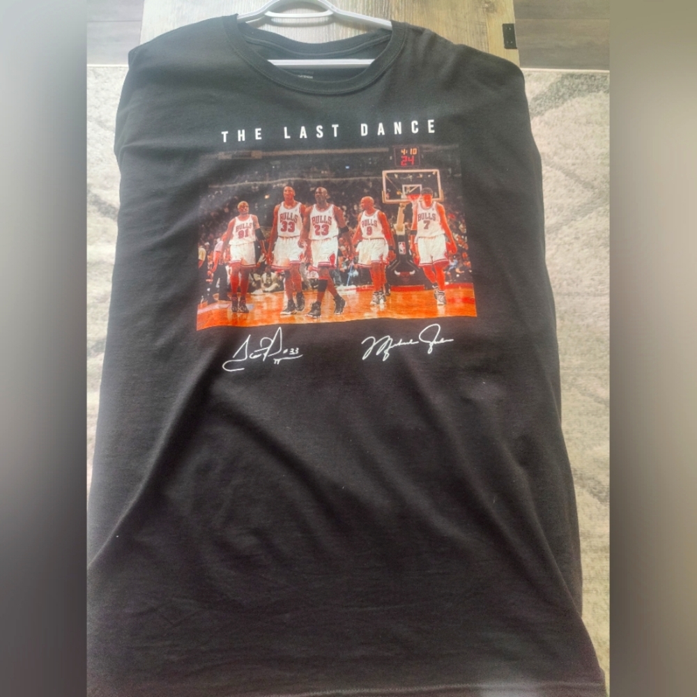 Last dance t shirt Classic bulls